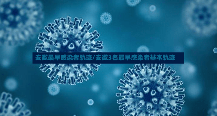 安徽最早感染者轨迹/安徽3名最早感染者基本轨迹-第2张图片
