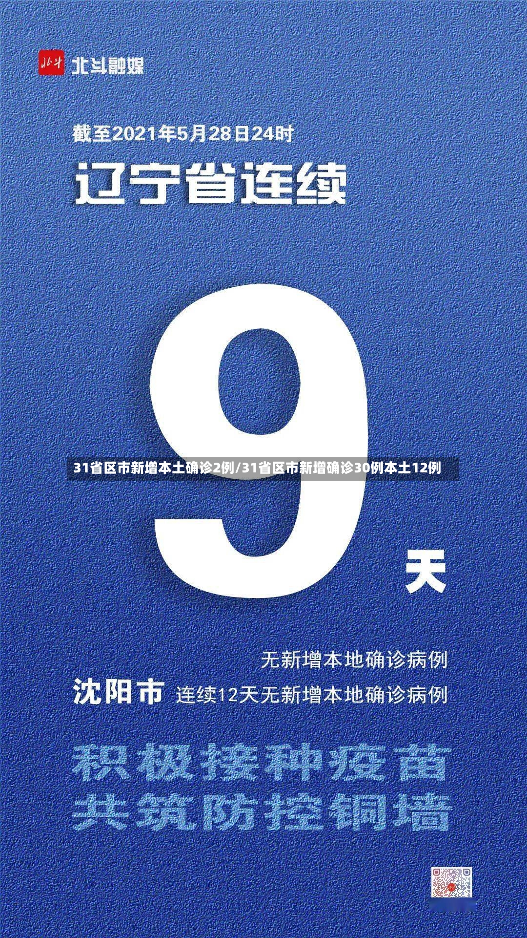 31省区市新增本土确诊2例/31省区市新增确诊30例本土12例