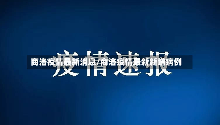商洛疫情最新消息/商洛疫情最新新增病例
