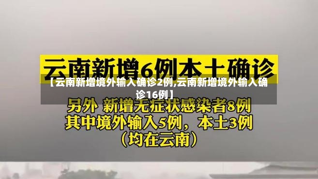 【云南新增境外输入确诊2例,云南新增境外输入确诊16例】-第2张图片