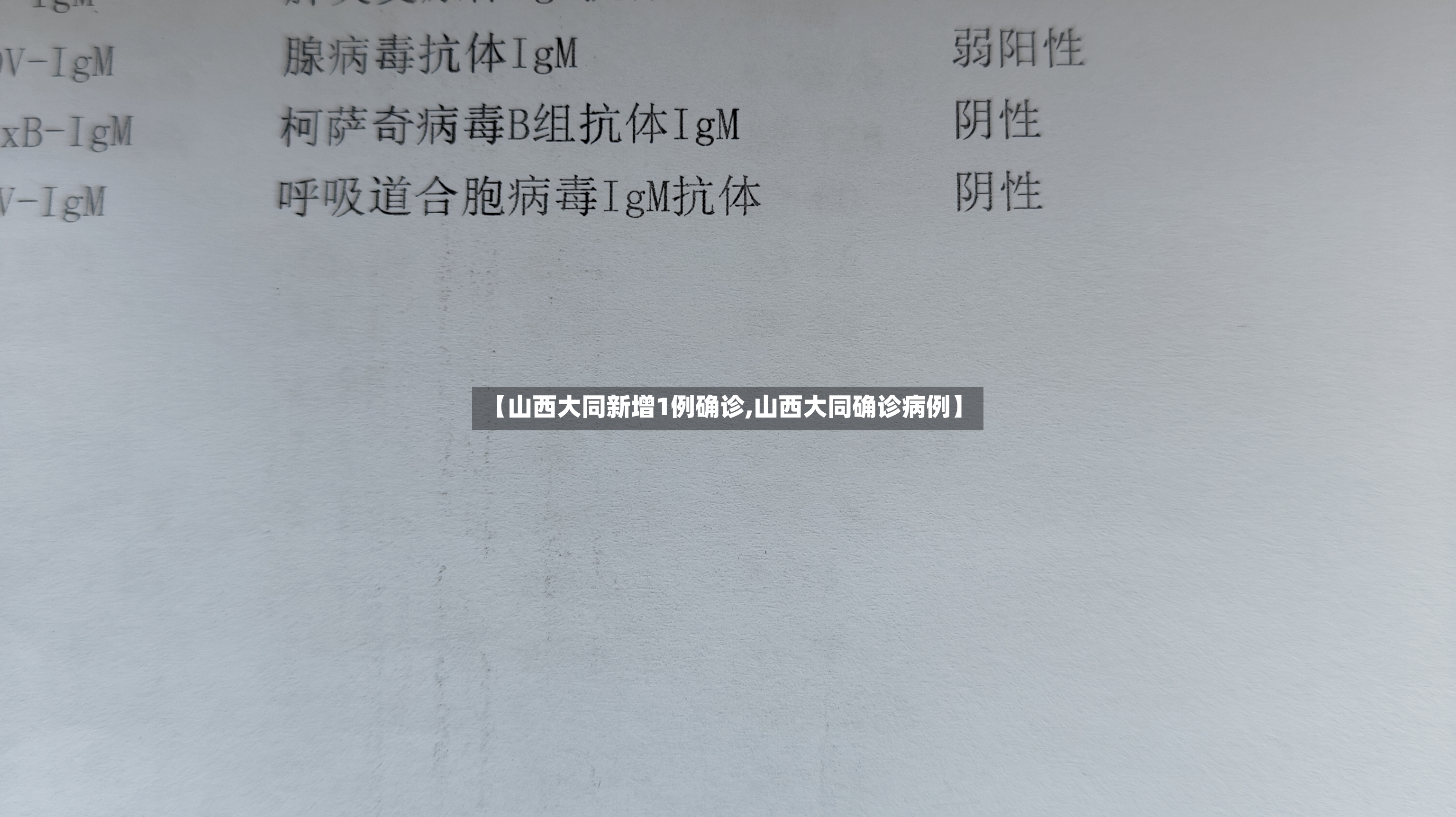 【山西大同新增1例确诊,山西大同确诊病例】