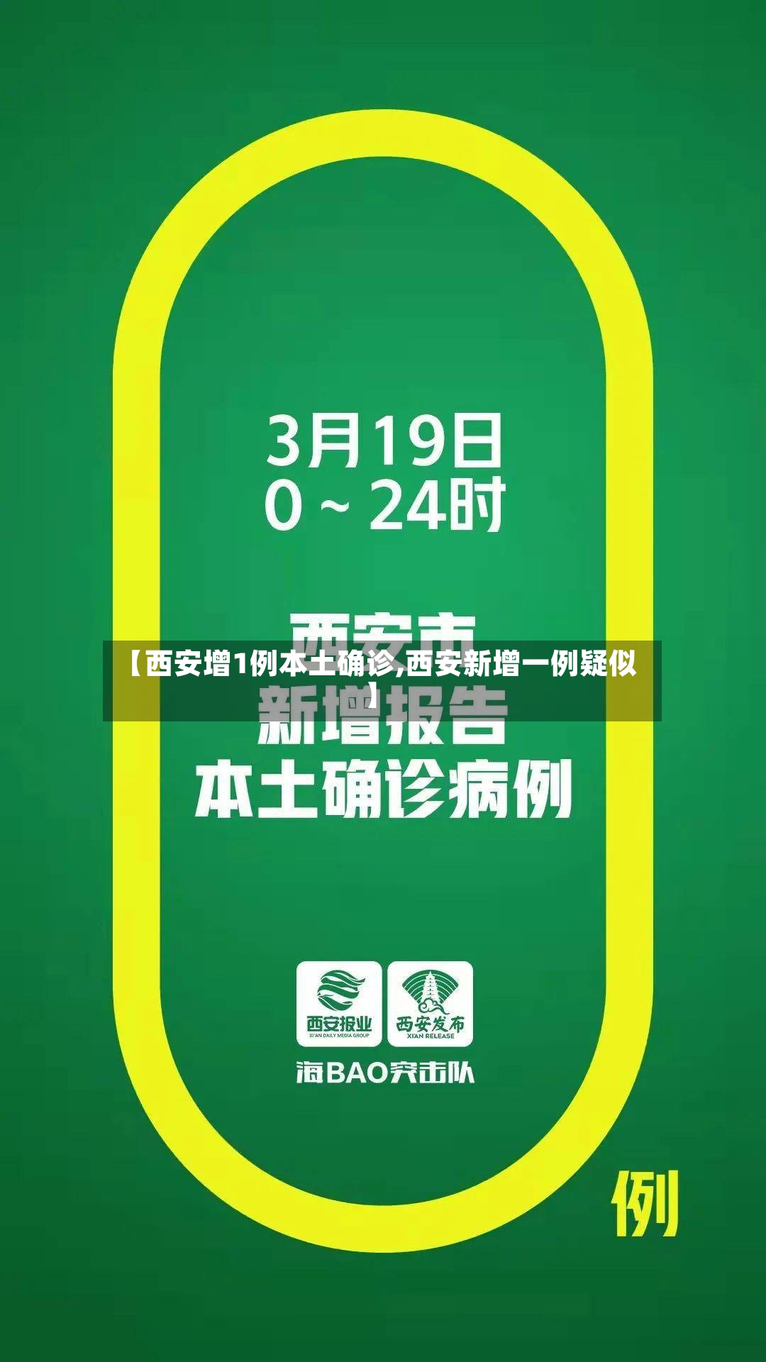 【西安增1例本土确诊,西安新增一例疑似】-第3张图片