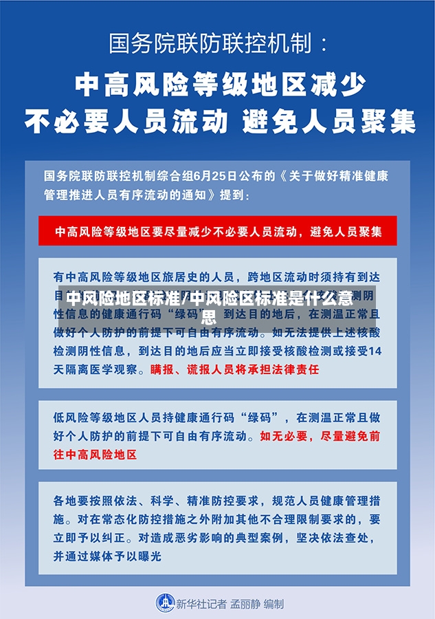 中风险地区标准/中风险区标准是什么意思-第3张图片