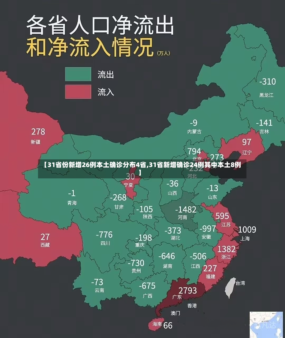 【31省份新增26例本土确诊分布4省,31省新增确诊24例其中本土8例】