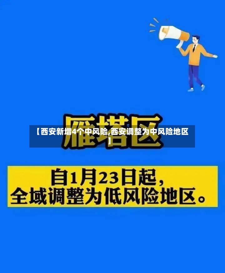 【西安新增4个中风险,西安调整为中风险地区】