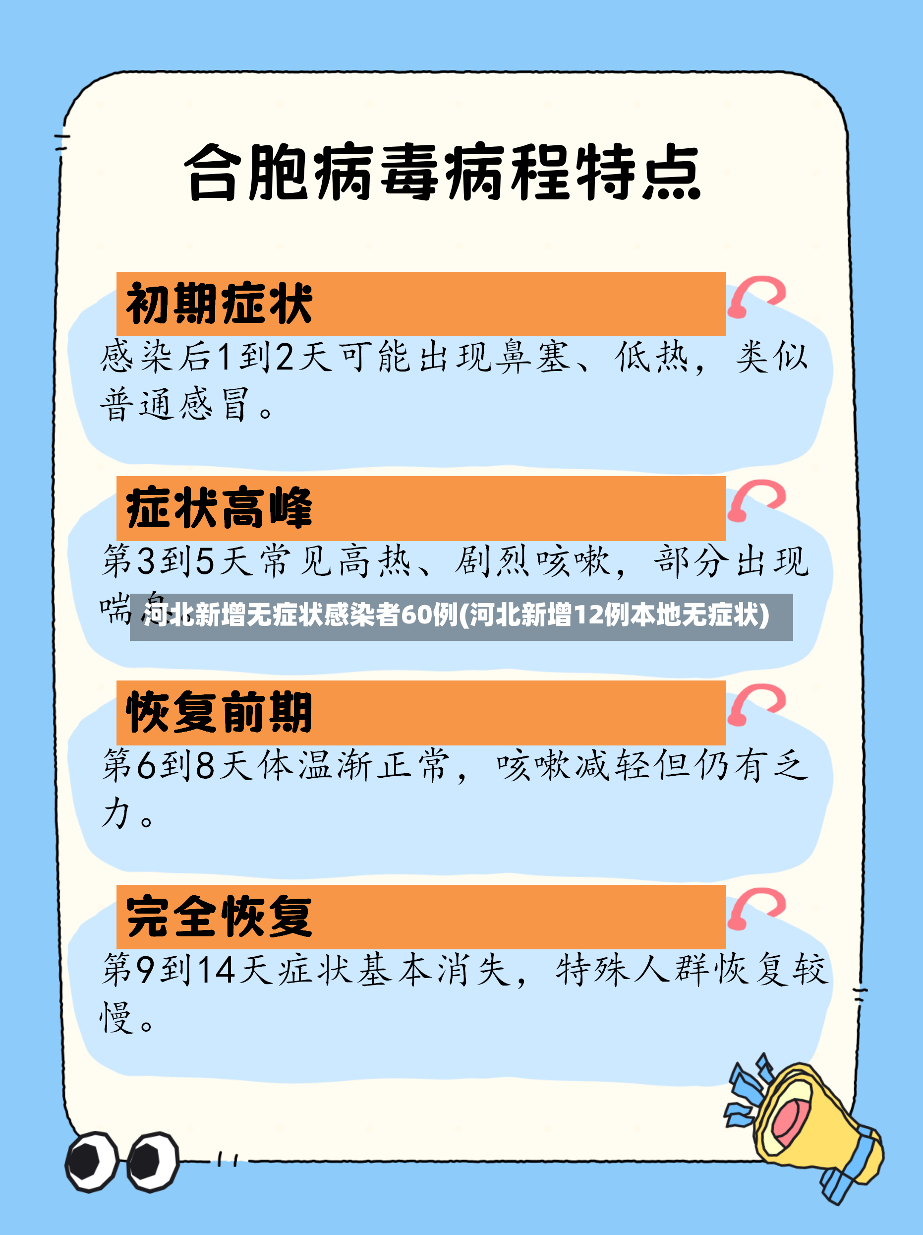 河北新增无症状感染者60例(河北新增12例本地无症状)