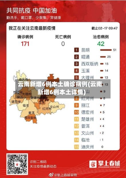 云南新增6例本土确诊病例(云南新增6例本土详情)