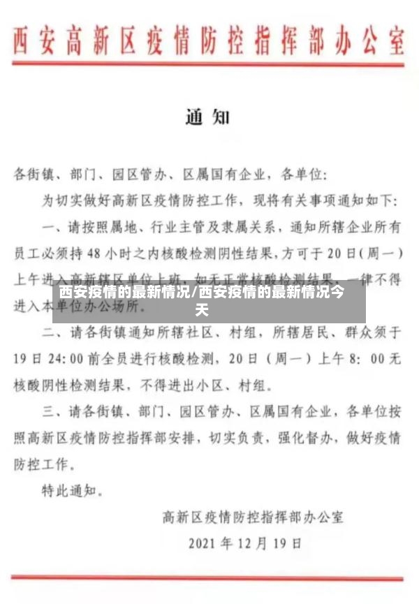 西安疫情的最新情况/西安疫情的最新情况今天