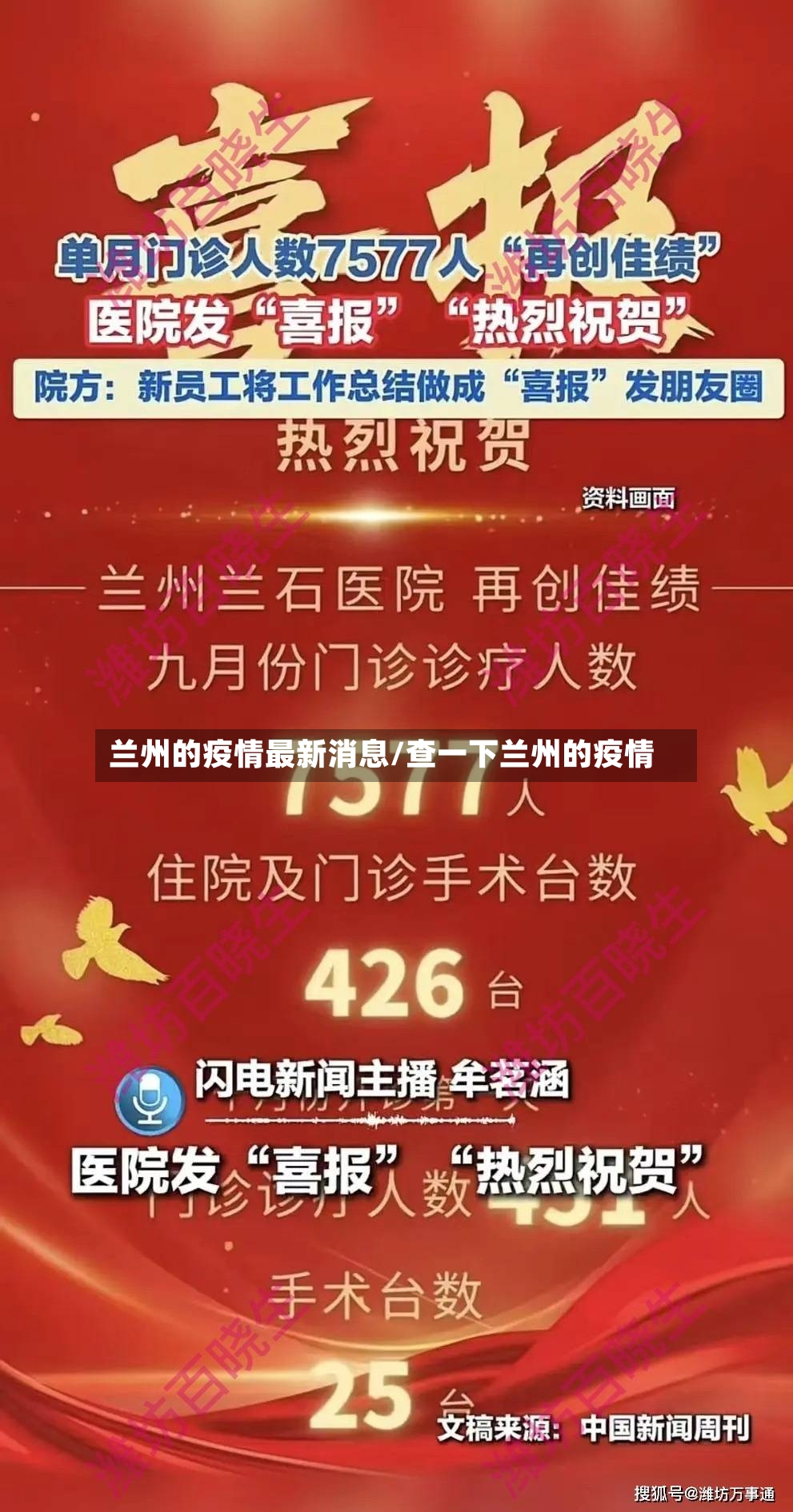 兰州的疫情最新消息/查一下兰州的疫情
