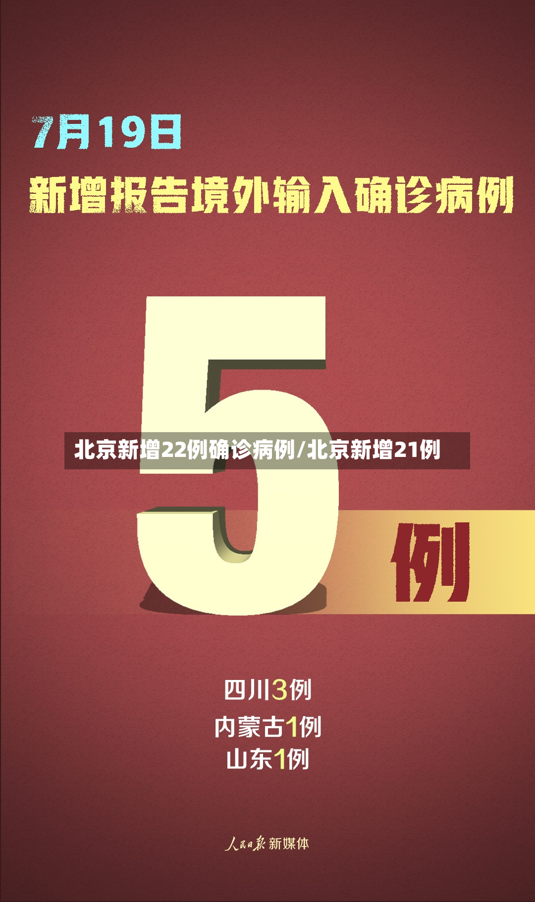 北京新增22例确诊病例/北京新增21例