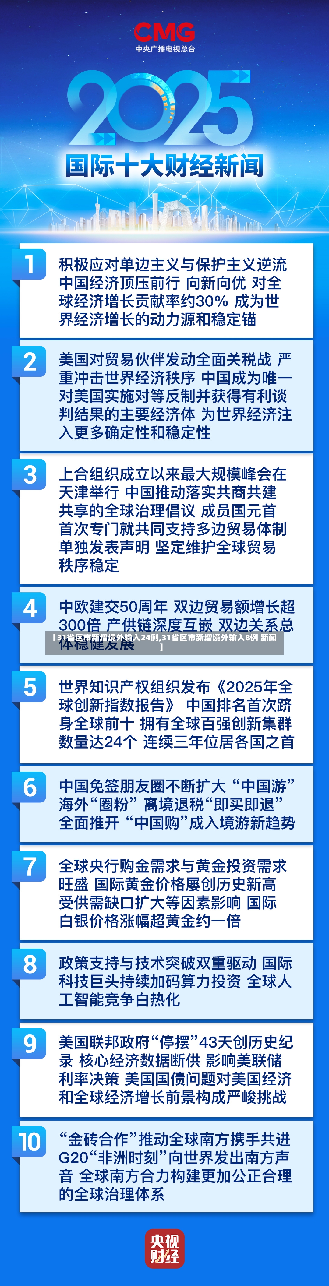 【31省区市新增境外输入24例,31省区市新增境外输入8例 新闻】