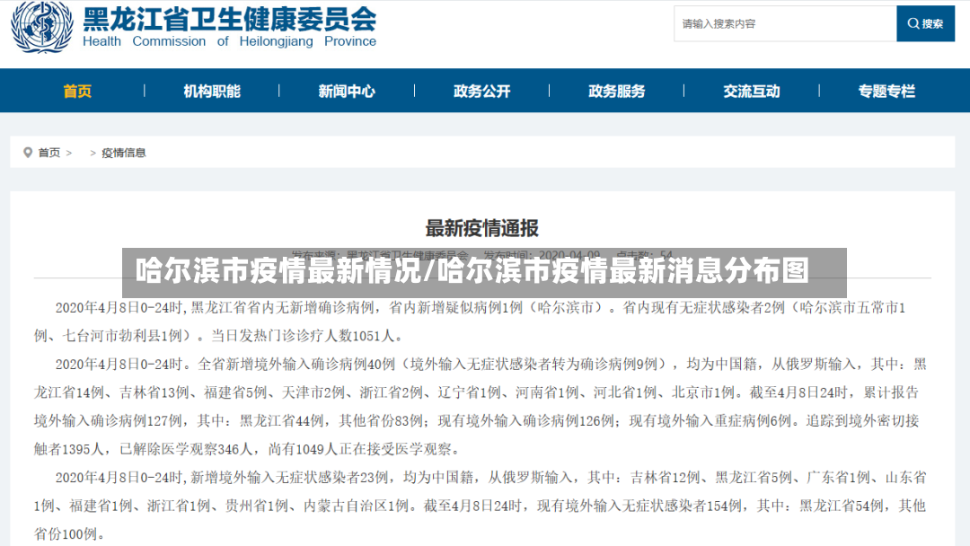 哈尔滨市疫情最新情况/哈尔滨市疫情最新消息分布图