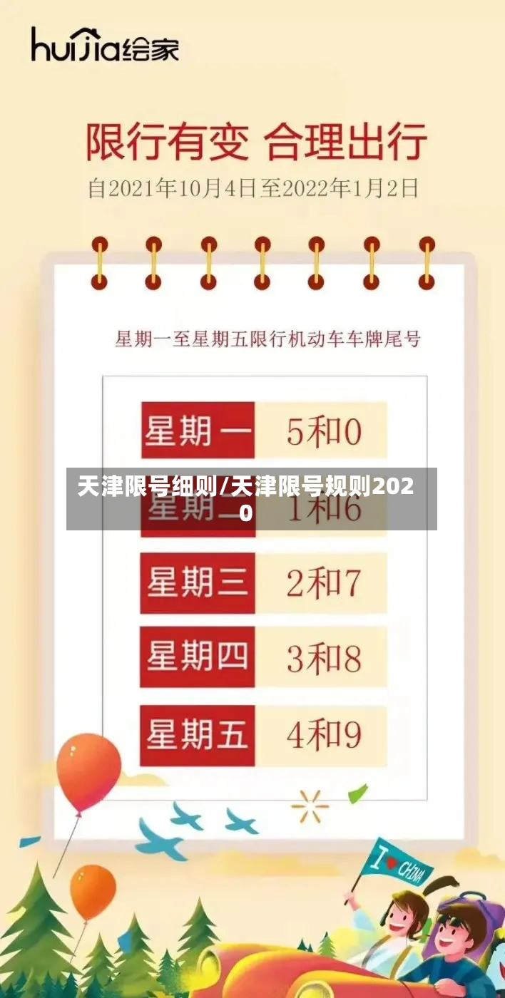 天津限号细则/天津限号规则2020-第2张图片