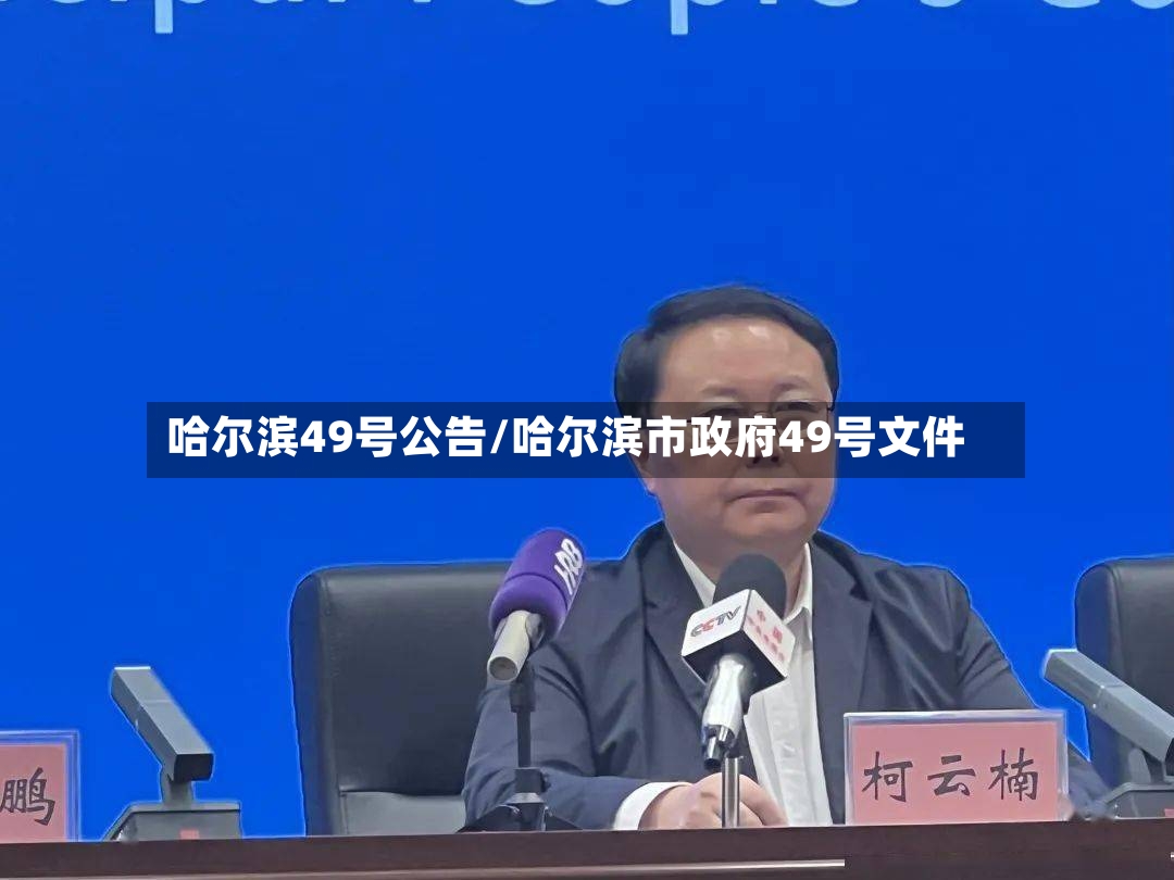 哈尔滨49号公告/哈尔滨市政府49号文件