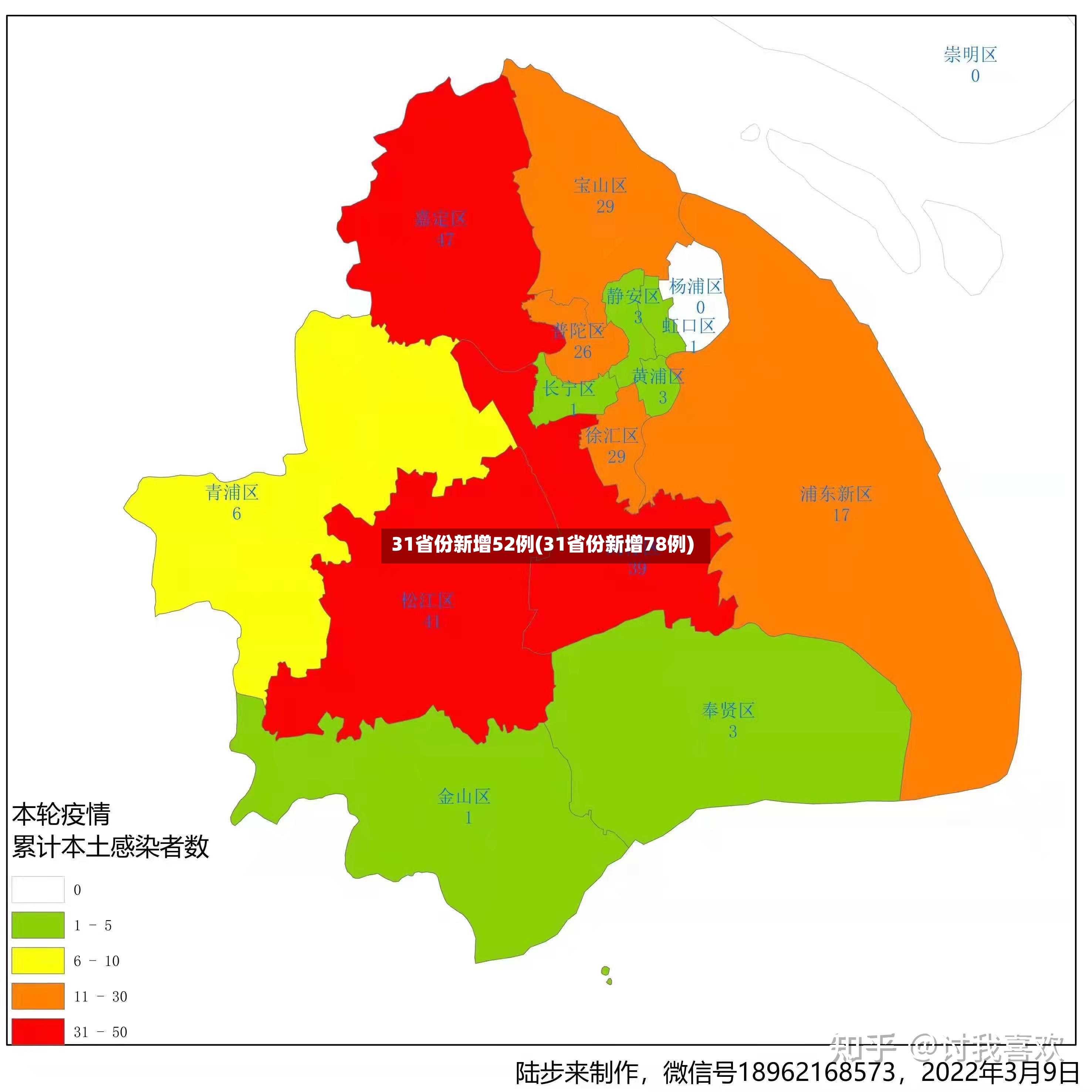 31省份新增52例(31省份新增78例)