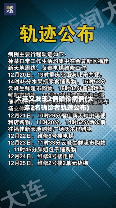 大连又发现2例确诊病例(大连2名确诊者轨迹公布)