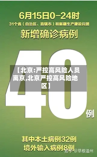 【北京:严控高风险人员离京,北京严控高风险地区】