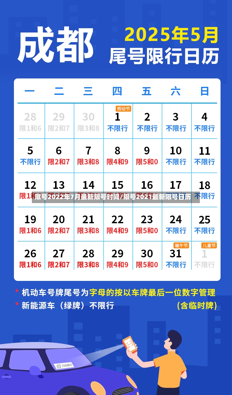 限号2022年7月最新限号时间/限号2021最新限号日历-第3张图片