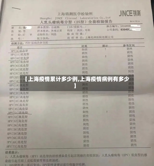 【上海疫情累计多少例,上海疫情病例有多少】