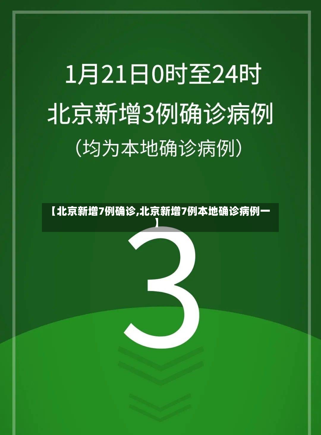 【北京新增7例确诊,北京新增7例本地确诊病例一】
