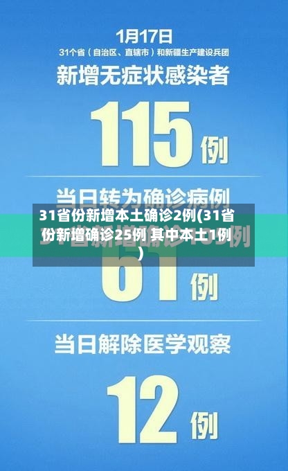 31省份新增本土确诊2例(31省份新增确诊25例 其中本土1例)