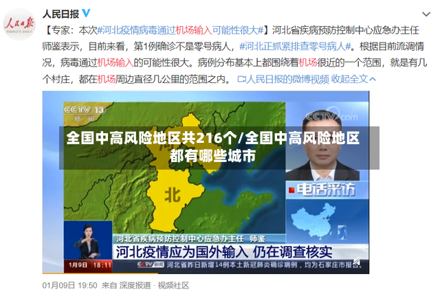 全国中高风险地区共216个/全国中高风险地区都有哪些城市-第3张图片