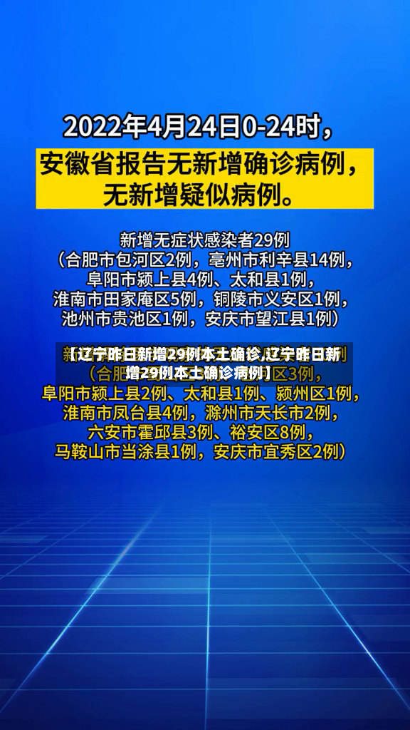 【辽宁昨日新增29例本土确诊,辽宁昨日新增29例本土确诊病例】-第2张图片