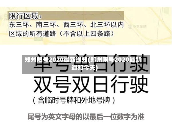 郑州限号2020最新通知(郑州限号2020最新通知今天)