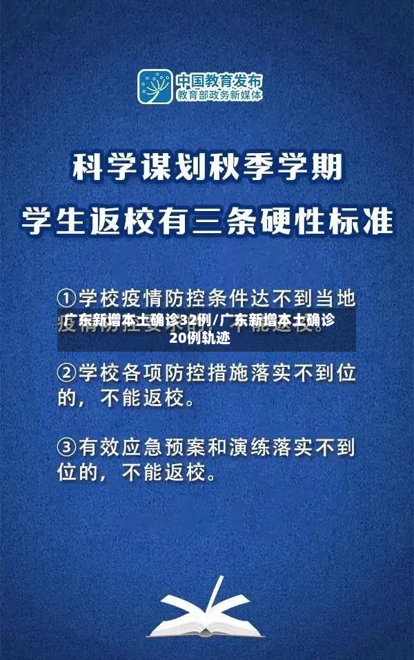 广东新增本土确诊32例/广东新增本土确诊20例轨迹