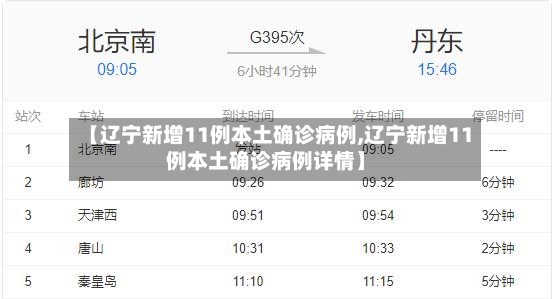 【辽宁新增11例本土确诊病例,辽宁新增11例本土确诊病例详情】-第2张图片