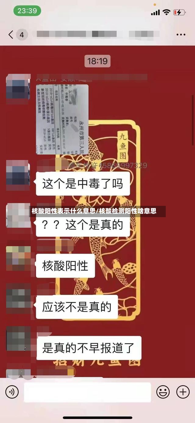 核酸阳性表示什么意思/核酸检测阳性啥意思-第2张图片