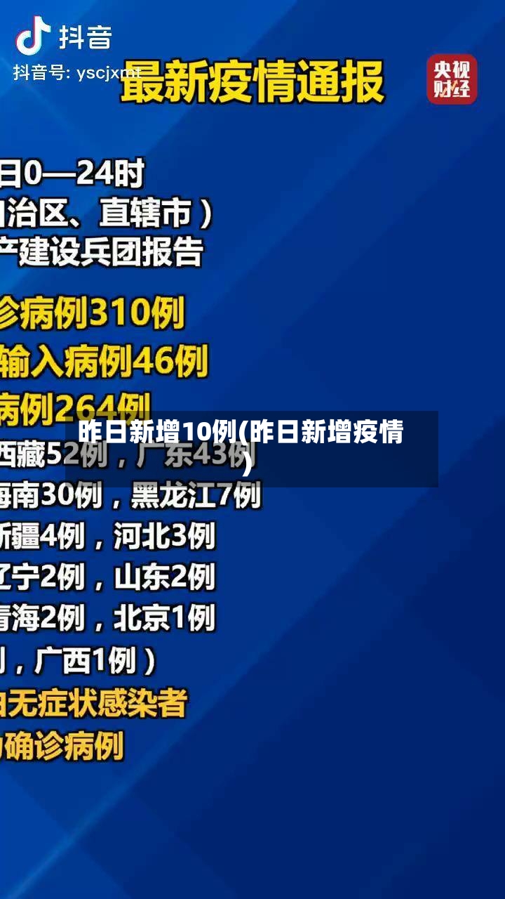 昨日新增10例(昨日新增疫情)-第2张图片